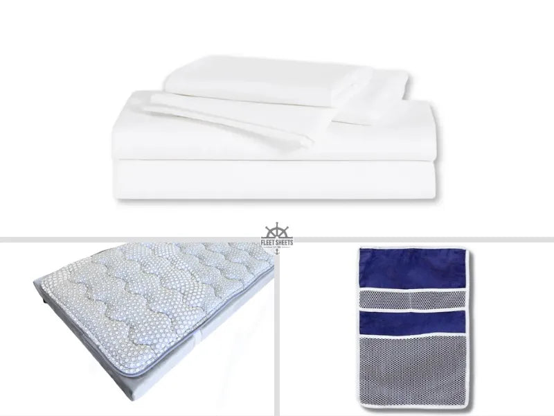 Basic Comfort Care Package – Navy rack bedding bundle for Sailors, Marines, and Coast Guard