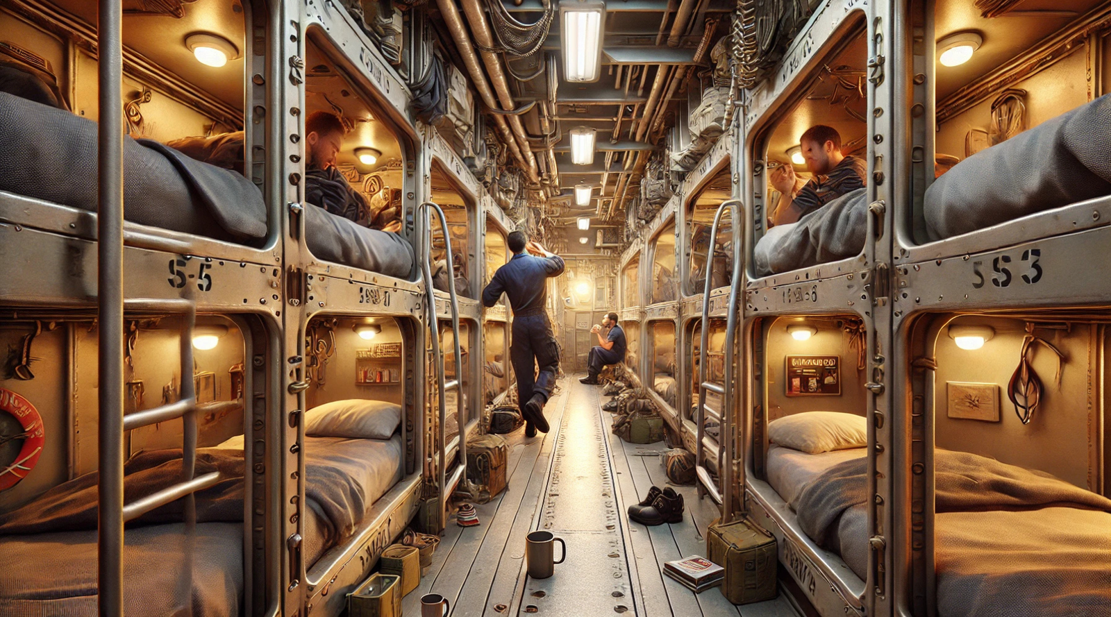 Inside the Navy Rack: Exploring Sailors' Hidden Sanctuaries at Sea